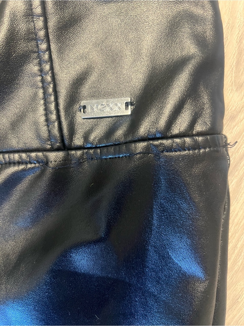 Mexx Black Faux Leather Leggings - Picture 3 of 9